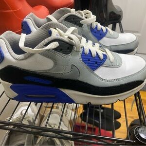 Nike Kids Sneakers in Blue, Black, and Gray